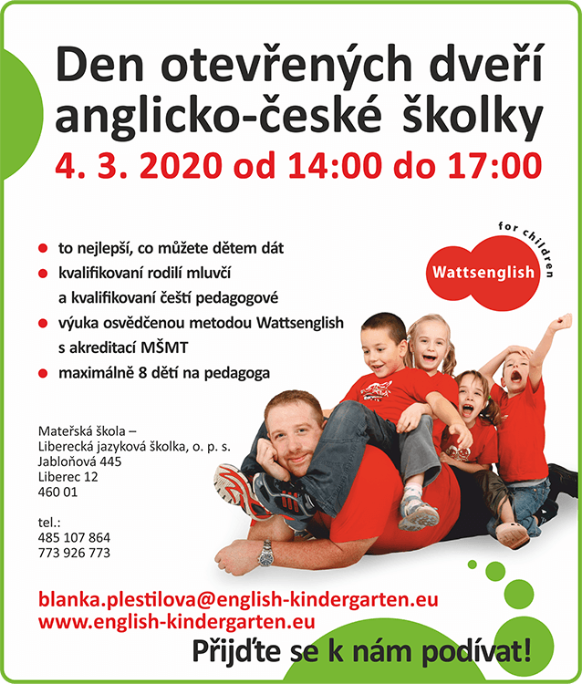 Plakát ke dni otevřených dveří 4.3.2020